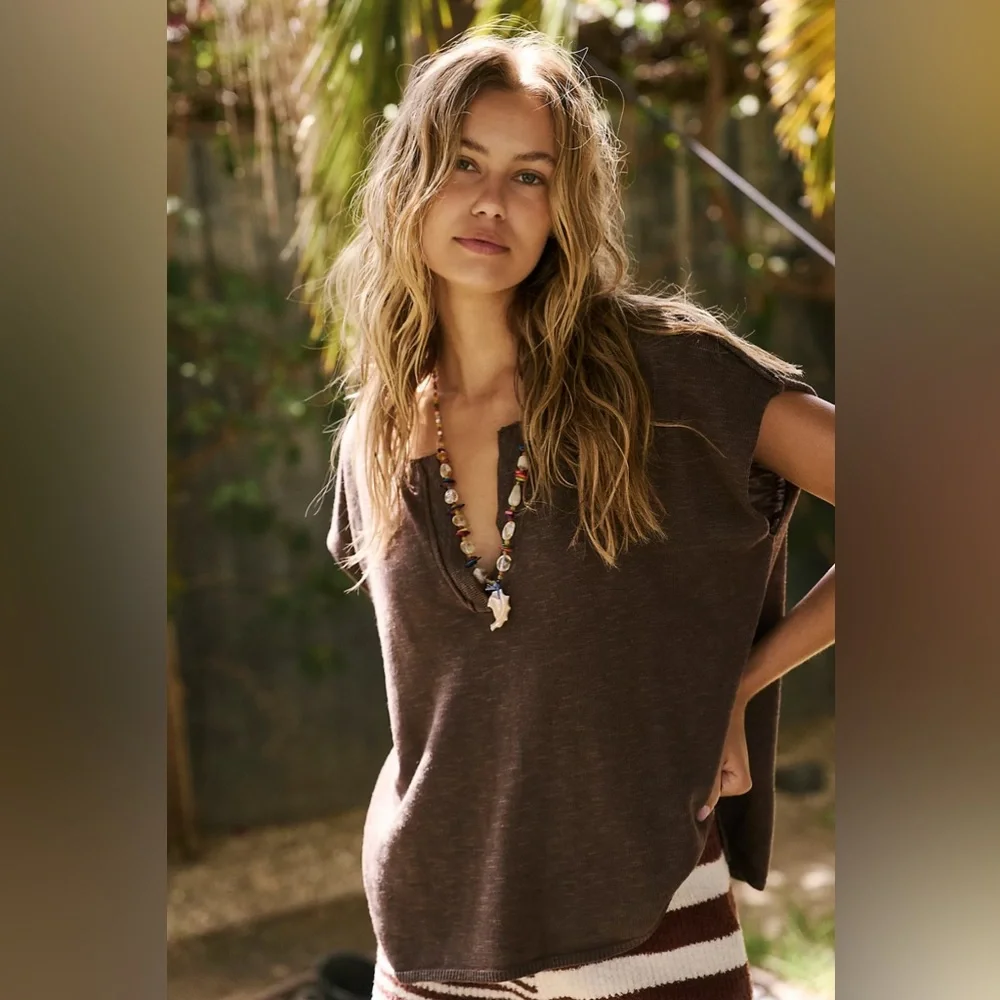 Free People Marina Del Sol Sweater Top - Shopping Bag - Presale - Picture 8 of 9
